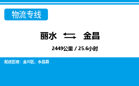 麗水到金昌物流專(zhuān)線(xiàn)-麗水至金昌貨運(yùn)公司