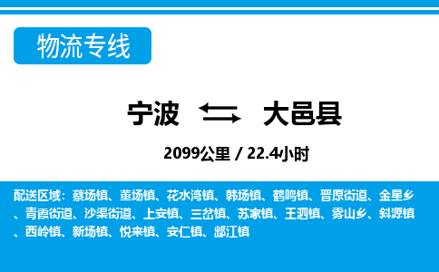 寧波到大邑縣物流專(zhuān)線(xiàn)-寧波至大邑縣貨運(yùn)公司