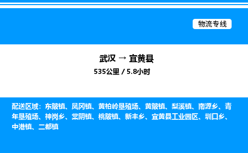 武漢到宜黃縣物流專(zhuān)線(xiàn)-武漢至宜黃縣貨運(yùn)公司